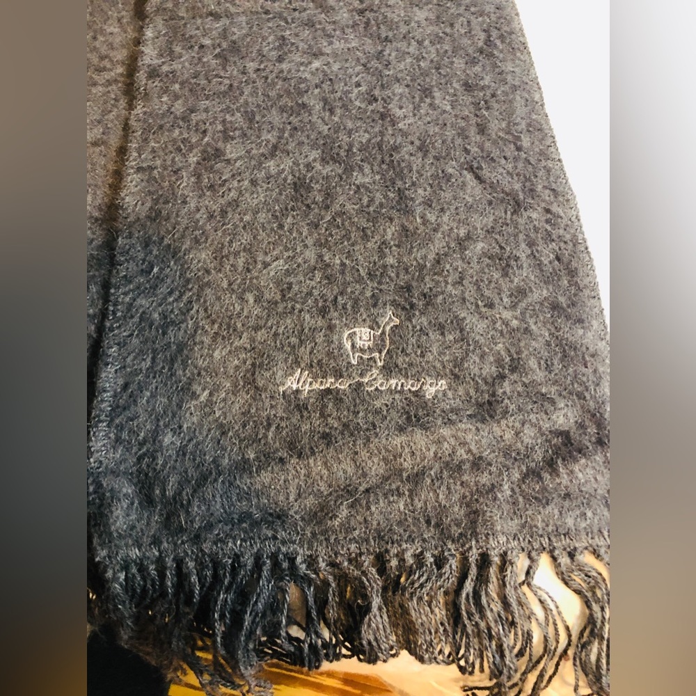 Grey, handmade in Peru. Purchased while hiking the Inca trail,moved to Florida